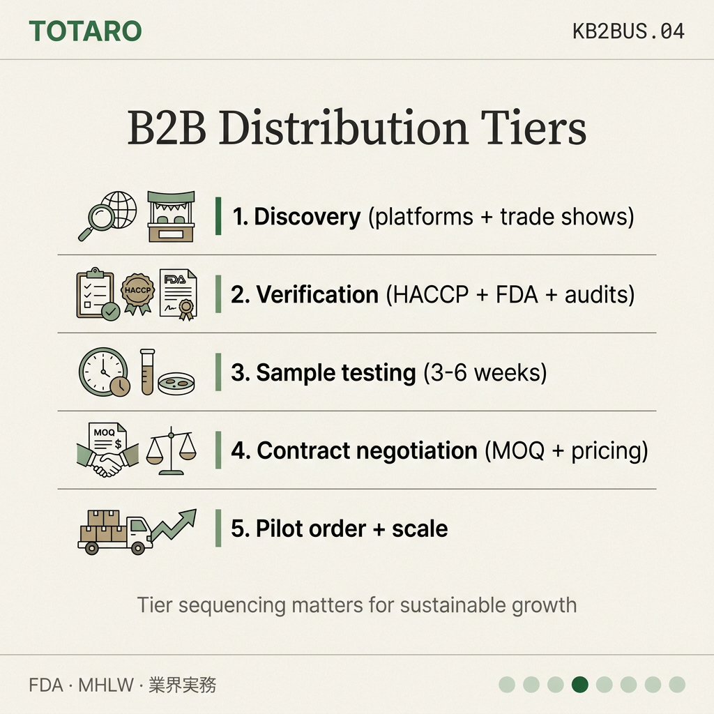Korean B2B Food Sourcing Guide channel