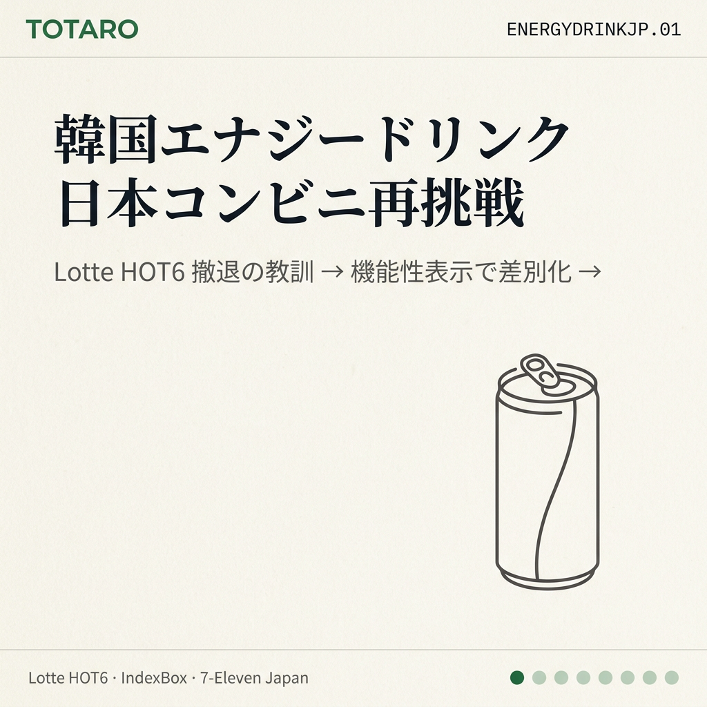 韓国エナジードリンク日本フック