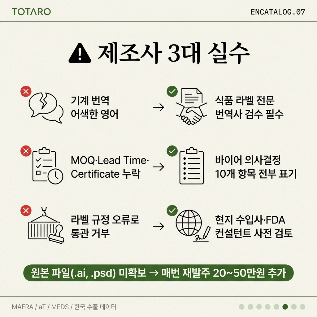 제조사가 자주 실수하는 3가지 오류와 해결 방법