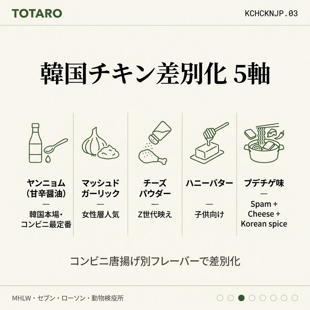 差別化軸 5フレーバー