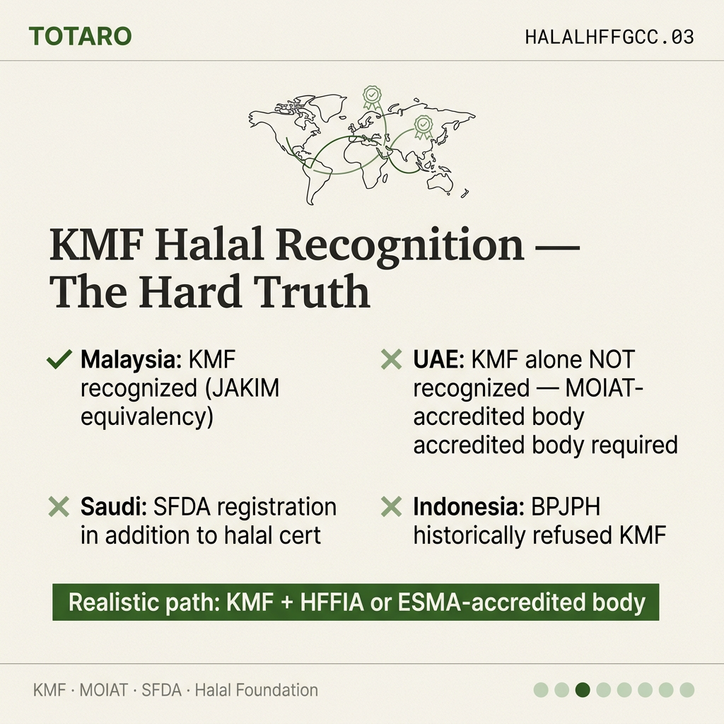 KMF recognition map