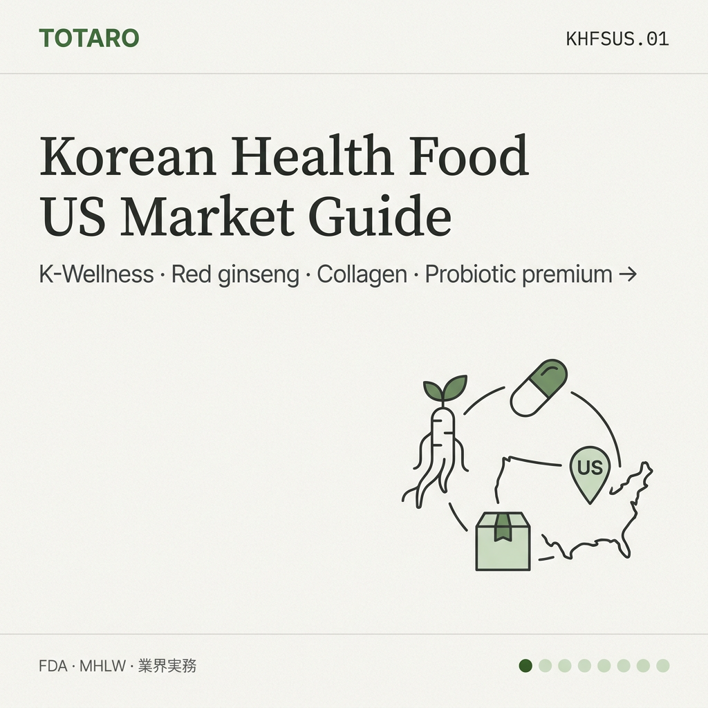 Korean Health Food Suppliers: K-Wellness Market Guide ($35B by 2033)