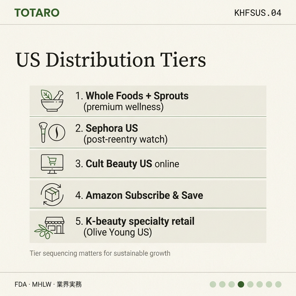 Korean Health Food Suppliers US channel