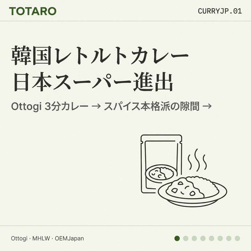 韓国レトルトカレー日本進出フック