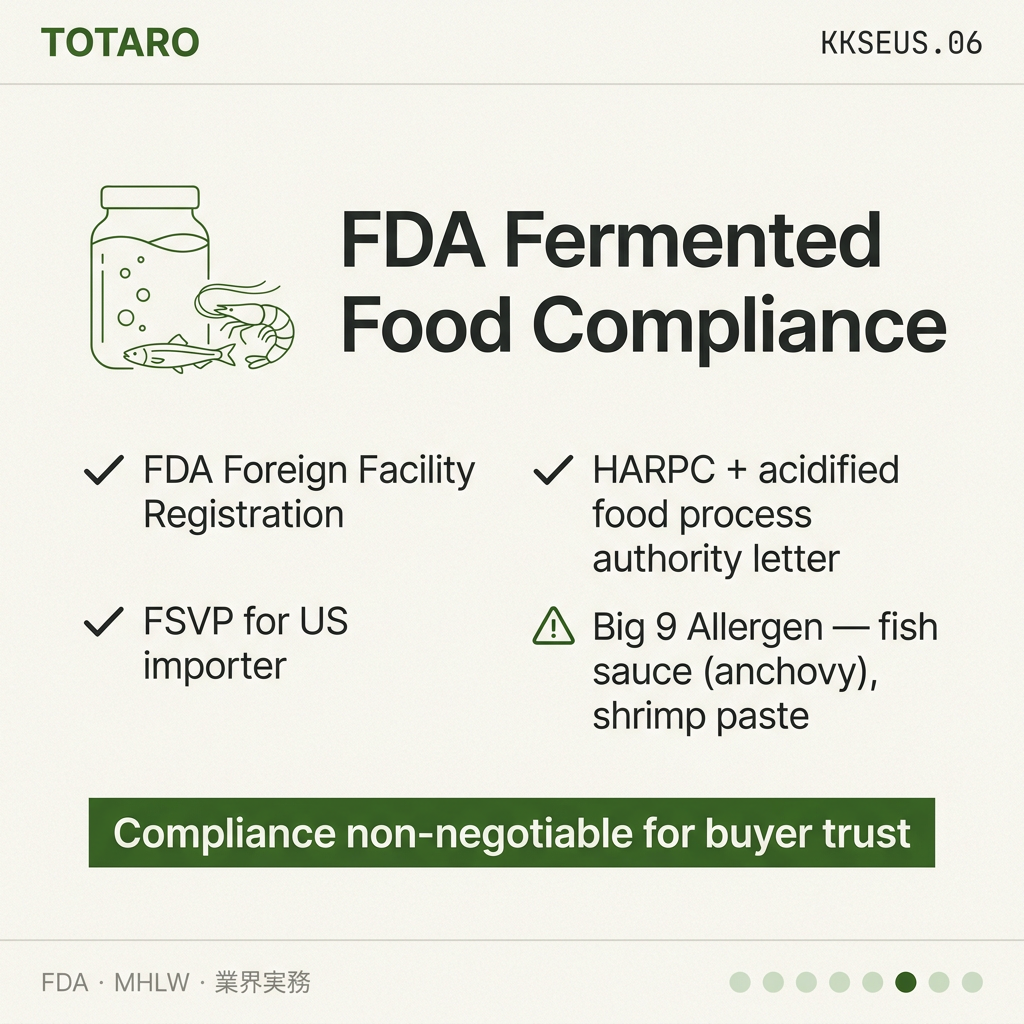 Korean Kimchi Suppliers Export regulation