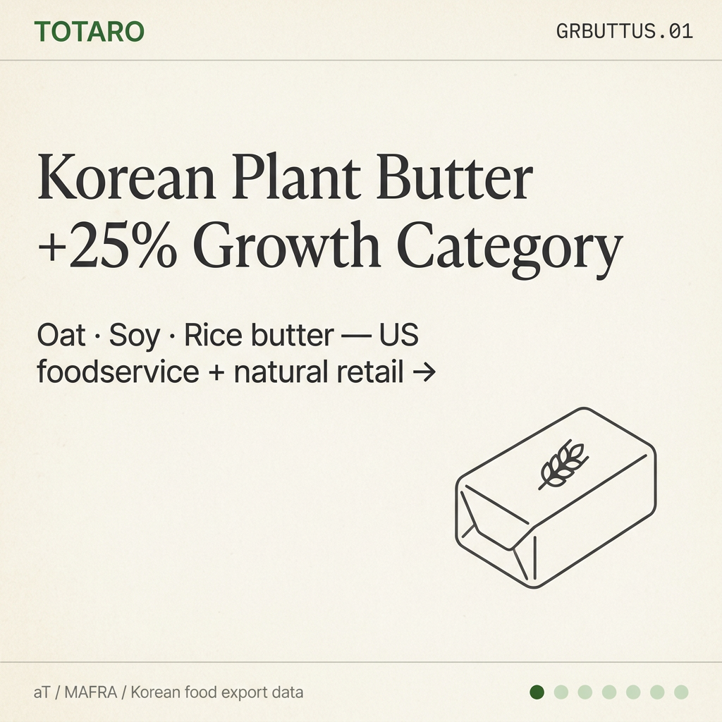 Korean grain butter US hook card