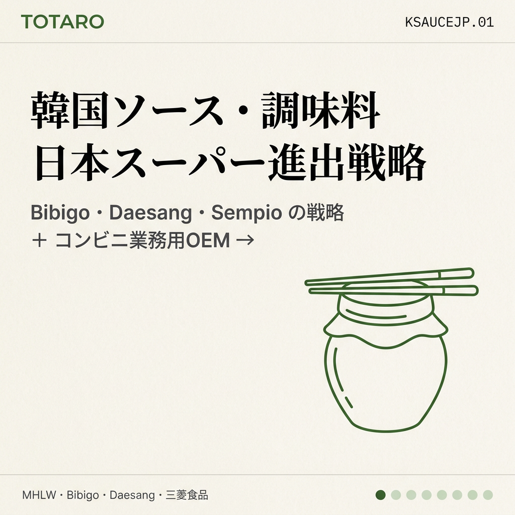 韓国ソース日本進出フック